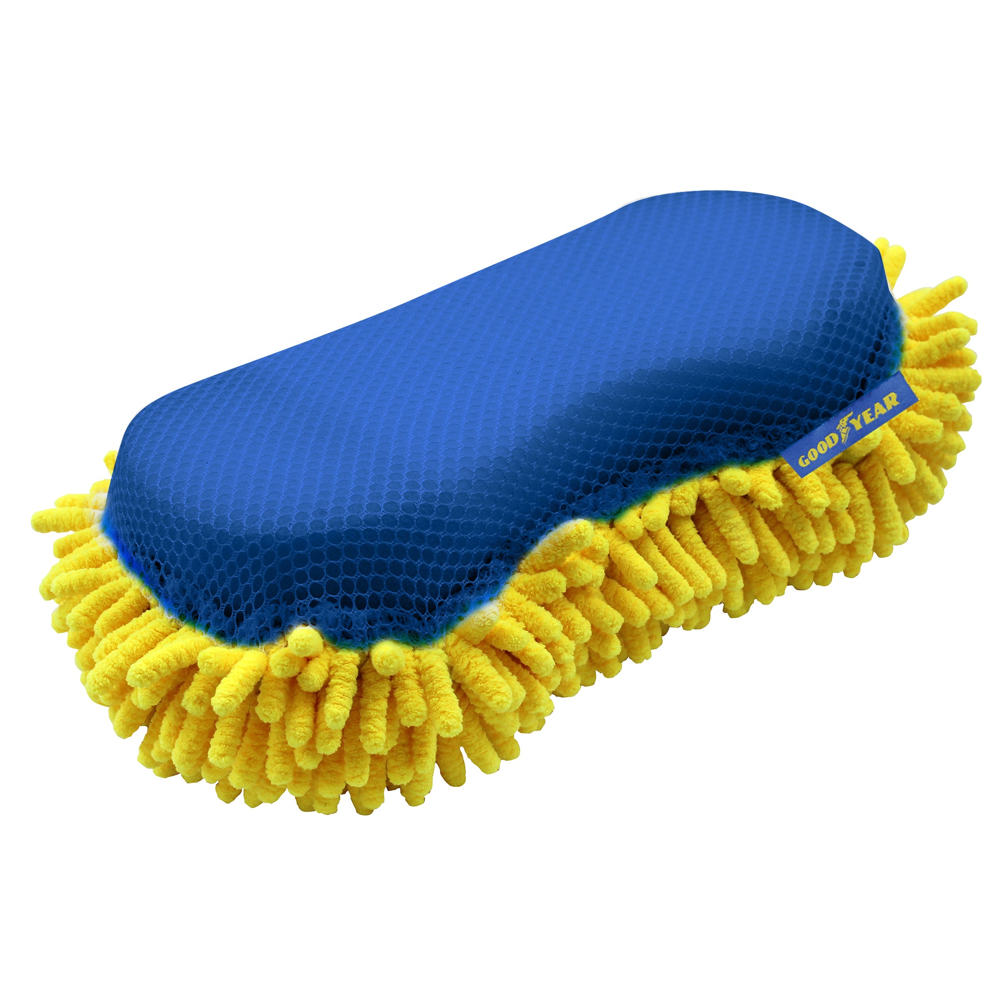 2Pcs Goodyear 2 in 1 Microfibre Noodle Sponge Valet Car Wash Cleaning Mesh Pad 2Pcs Goodyear 2 in 1 Microfibre Noodle Sponge Valet Car Wash Cleaning Mesh Pad